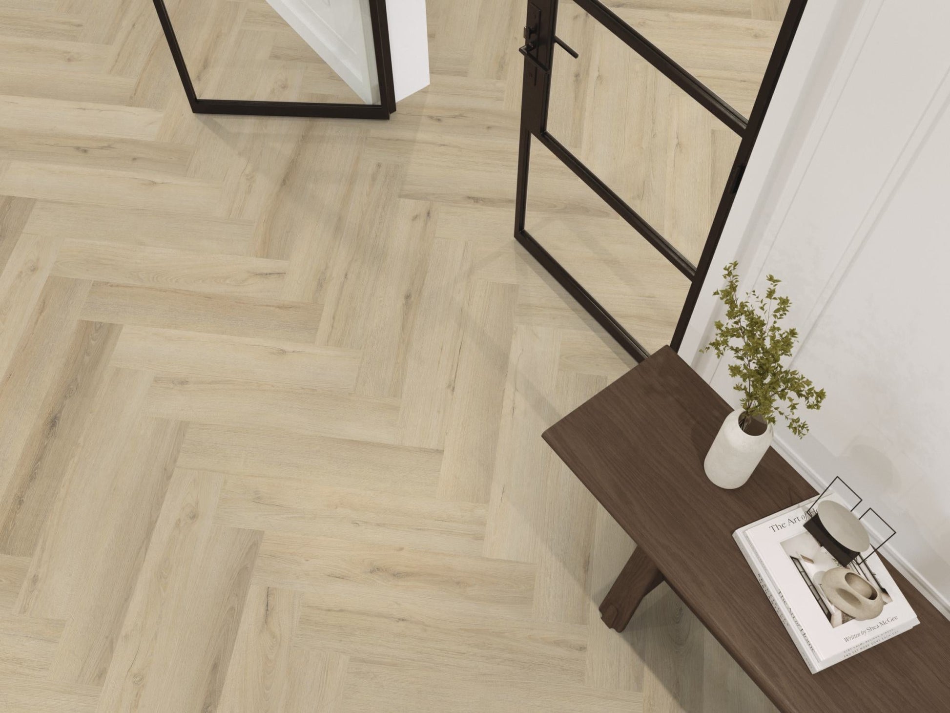 Floorlife YUP XL Greenford Warm Beige Walvisgraat Click PVC - SRC - 6081201119 - Solza.nl