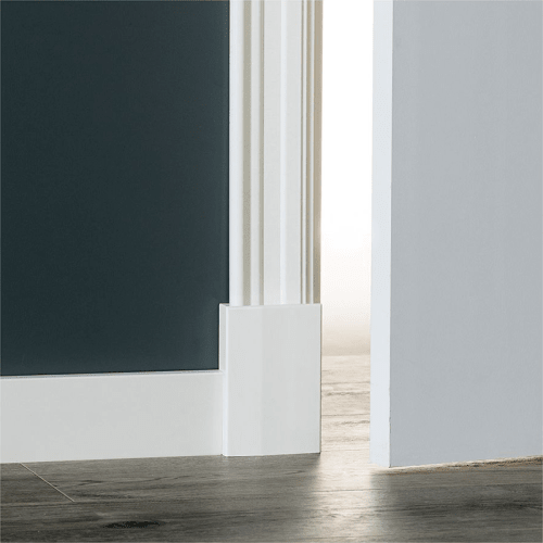 MDF Romantische architr. 90x16 wit v.gel. RAL 9010 - Solza.nl