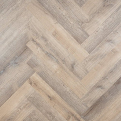 Otium Mist Visgraat plak PVC, bovenaanzicht van de vloer