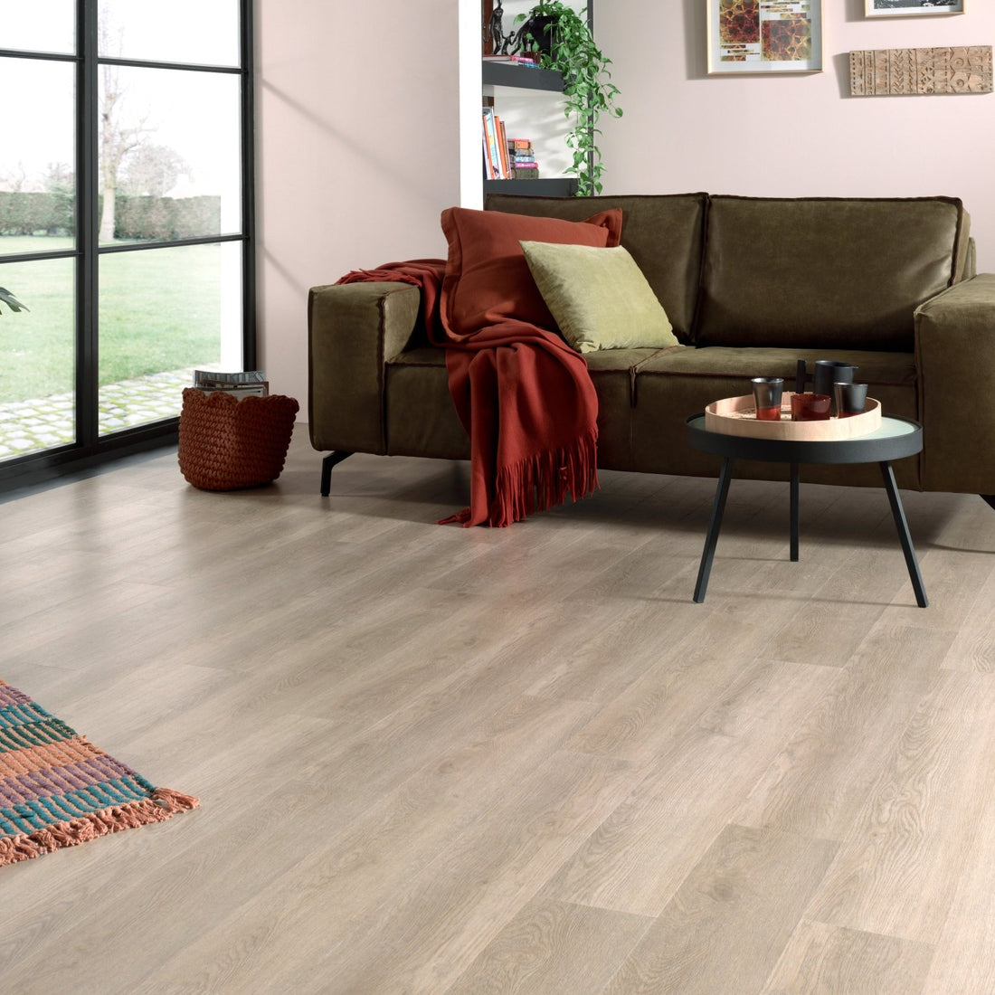 ParquetVinyl Ivalo Oat - Rechte stroken Click PVC - 176 x 1213 mm - IVA-2696-IB - Solza.nl