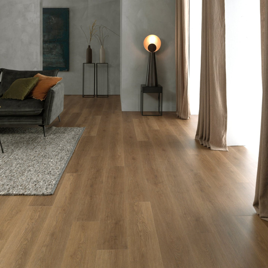 ParquetVinyl Ivalo Roasted Bean - Rechte stroken Click PVC - 176 x 1213 mm - IVA-2703-IB - Solza.nl