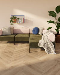 ParquetVinyl Mantaro Hay - Visgraat Plak PVC - 146 x 730 mm - MAN-HB-DB-5614 - Solza.nl