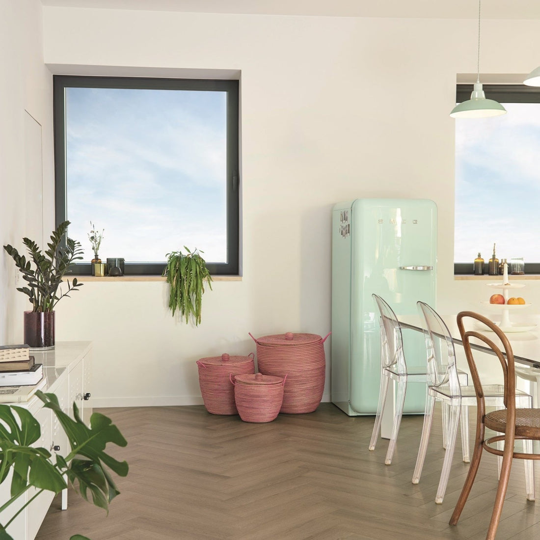 ParquetVinyl Sava Almond - Visgraat Click PVC - 123 x 615 mm - SAV-HB-2254-IB - Solza.nl