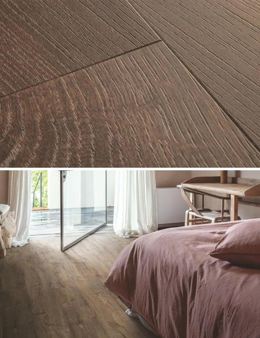 Quick-Step Herst Eik Chocolade - Bloom Click PVC - AVMPU40199