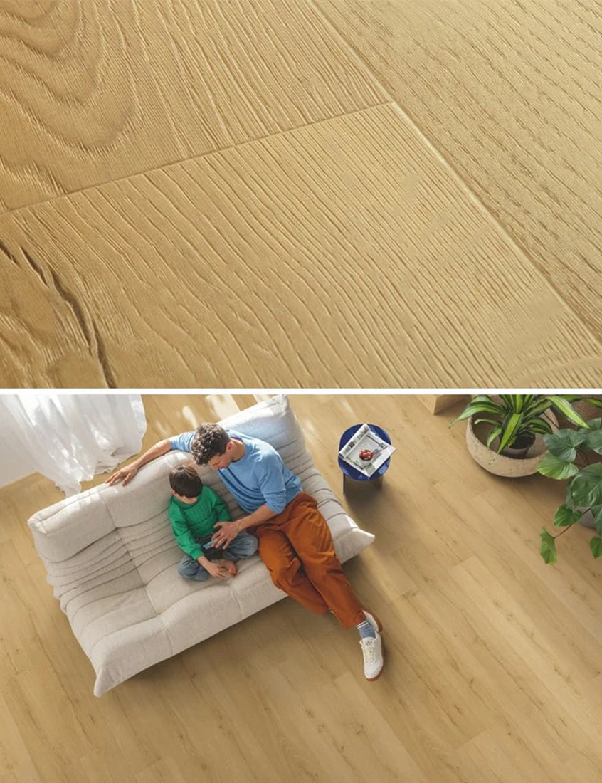 Quick-Step Geborstelde Eik Honing - Bloom Click PVC - AVMPU40318