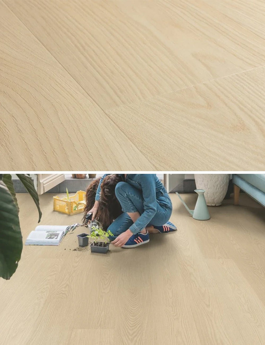 Quick-Step Karnemelk Eik - Blos Click PVC - AVSPU40277