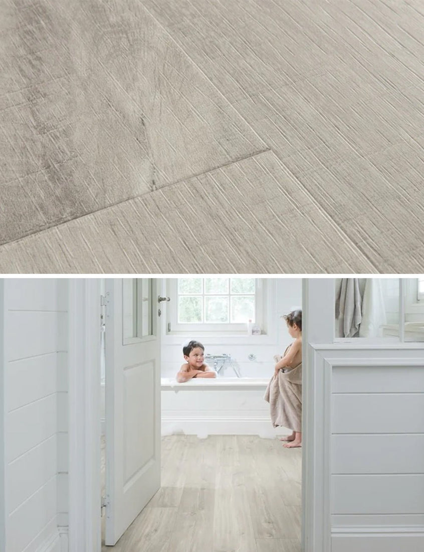 Quick-Step Canyon Grijze Eik Met Zaagsneden - Blos Base Click PVC - AVSPT40030