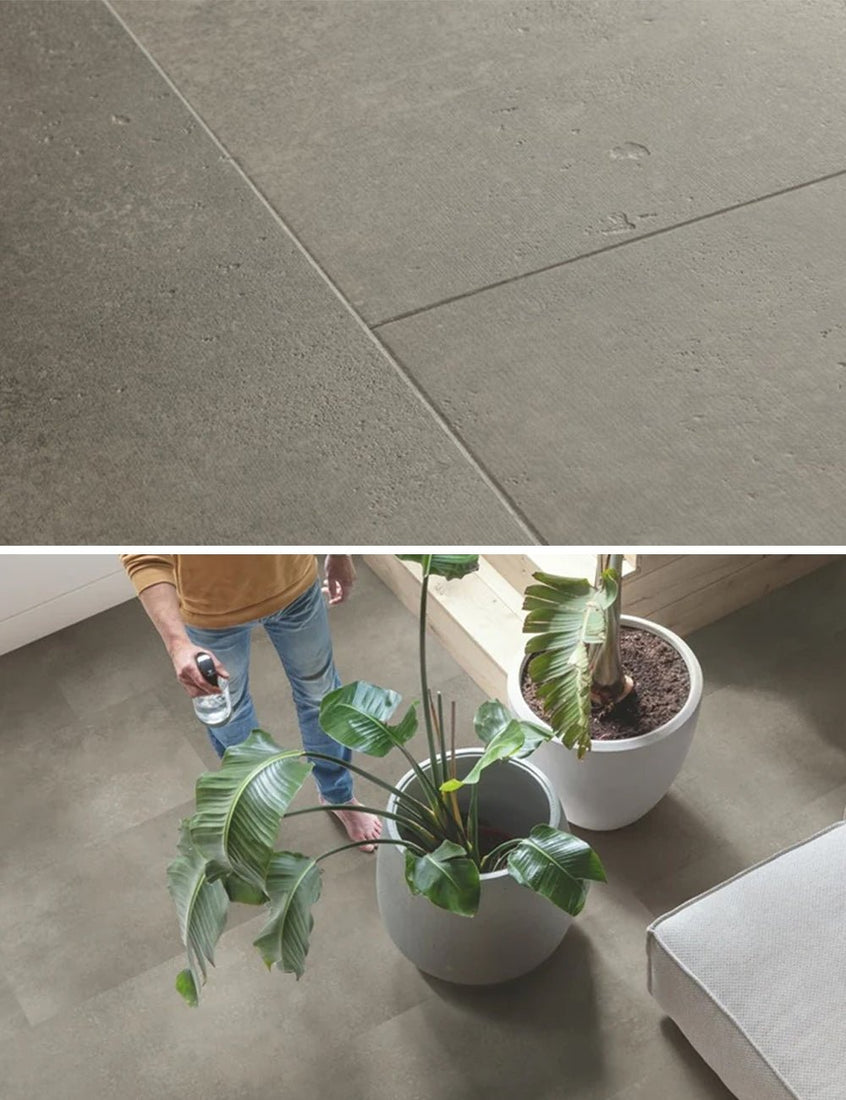 Quick-Step Cloudy Concrete - Illume Click PVC - AVMTU40273
