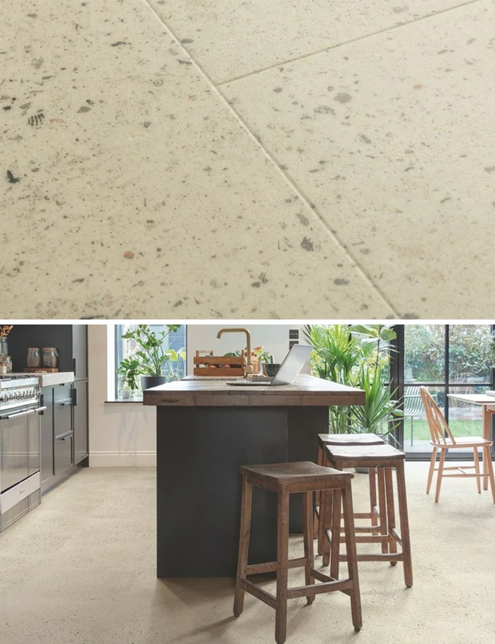 うるページ Quick-Step Pebble Concrete - Illume Click PVC - AVMTU40276 | Solza.nl