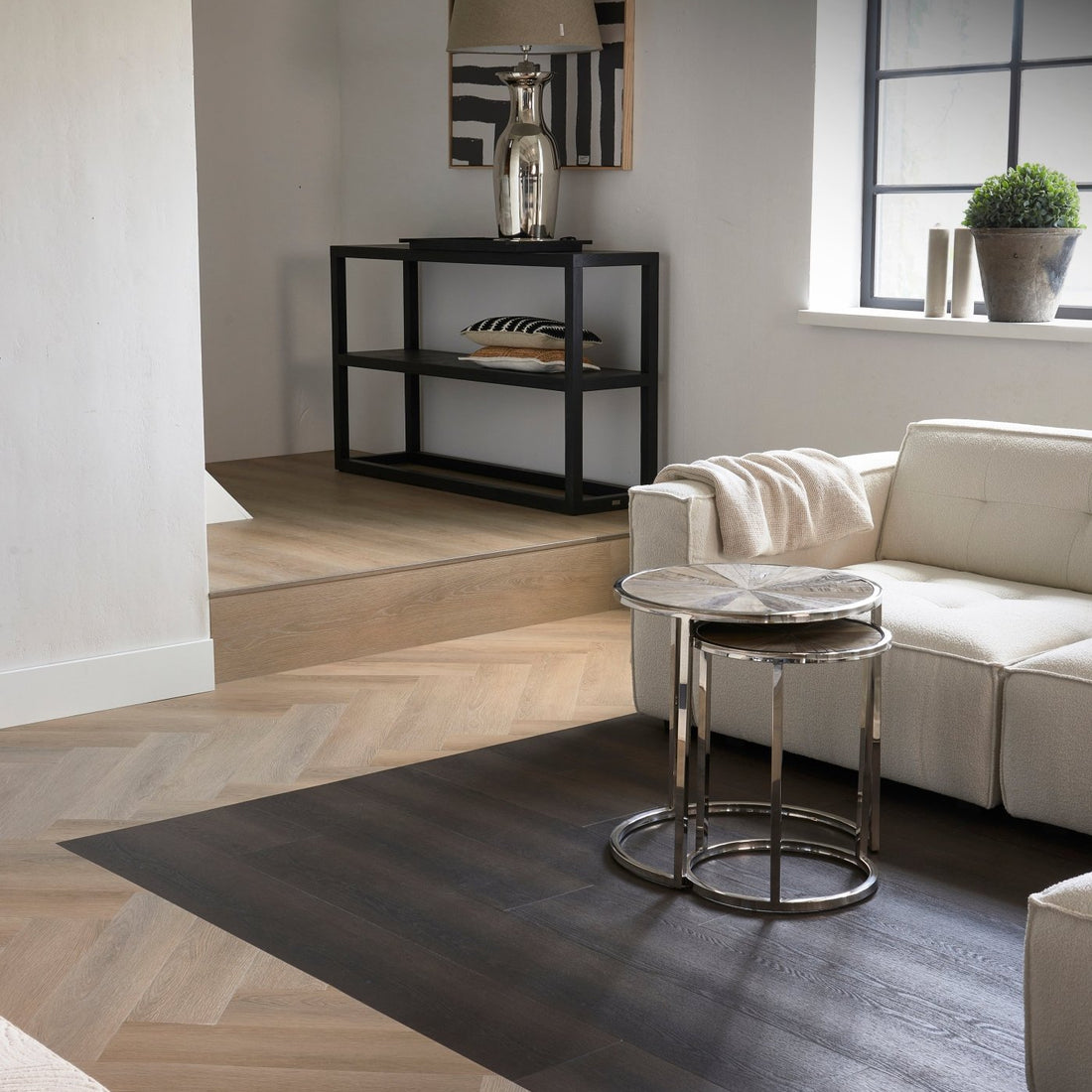 Rivièra Maison The Long Island Collection Long Beach Sand Visgraat/Herringbone 345-255834 - Solza.nl