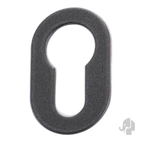 Rozet Ibiza Ovaal Gunmetal - Solza.nl