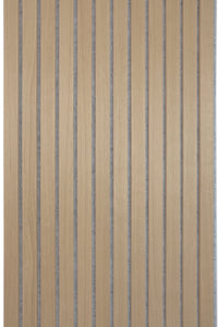 Solza Luxe Akupanel Eiken Wit Gelakt Grijs Vilt 240x60x2cm - met brede latten - Solza.nl