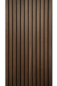 Solza Luxe Akupanel Noten Gelakt 240x60x2cm - met brede latten - Solza.nl