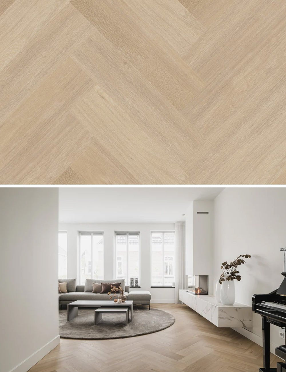 Therdex 6042 Chevron Click PVC - Visgraat | Solza.nl