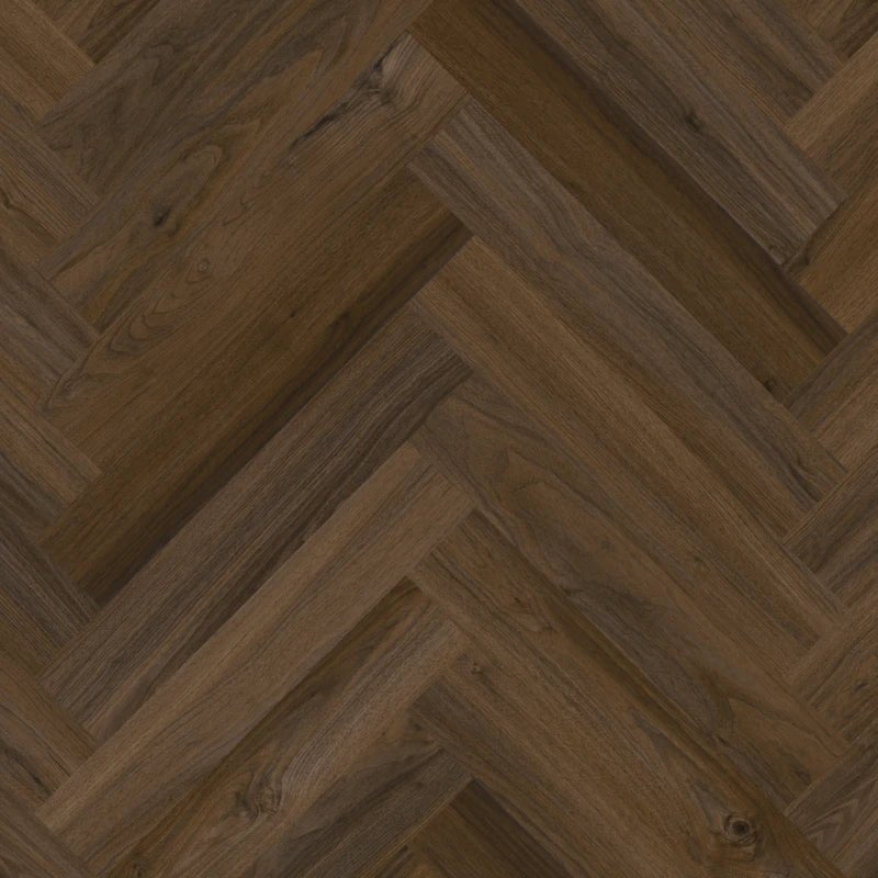 Therdex 6051 Walnut - Dryback PVC - Visgraat - Solza.nl