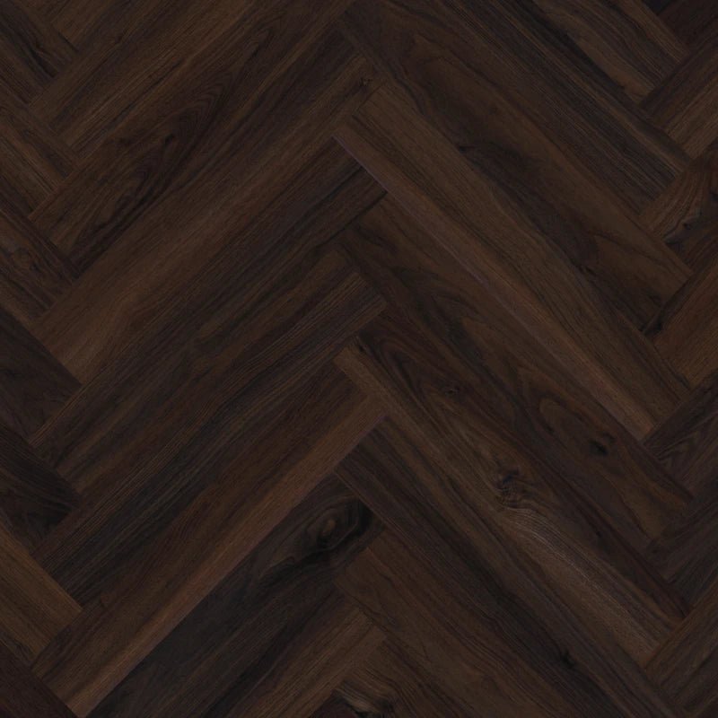 Therdex 6054 Walnut - Dryback PVC - Visgraat - Solza.nl