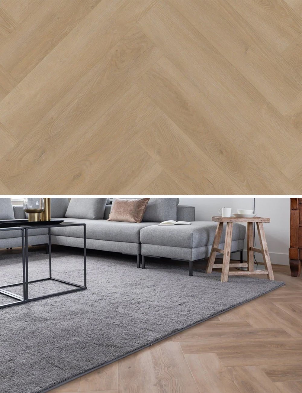 Therdex 7552 Rustique Click PVC - Visgraat - Solza.nl