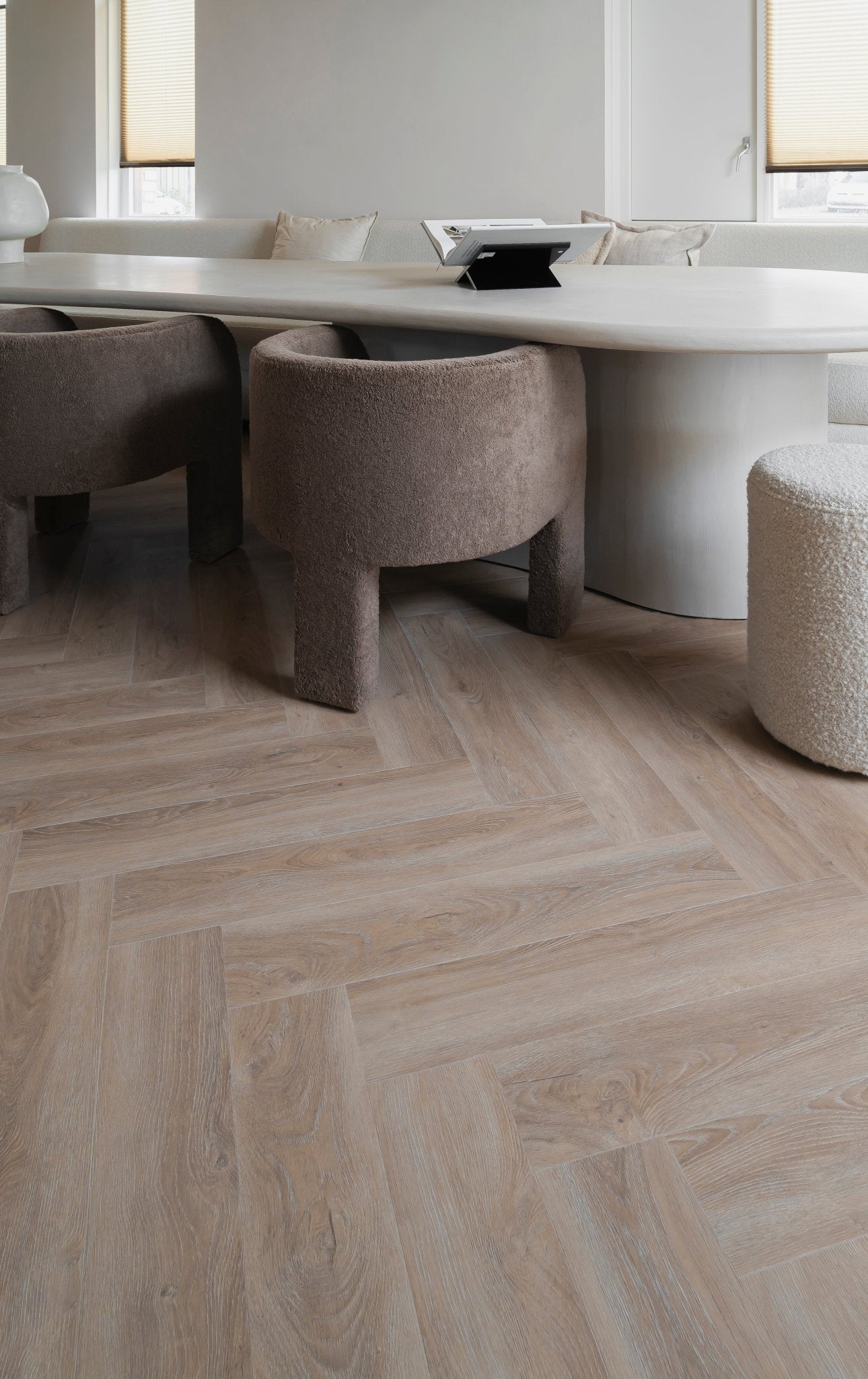 Therdex 7572 Rustique Dryback PVC - Visgraat - Solza.nl