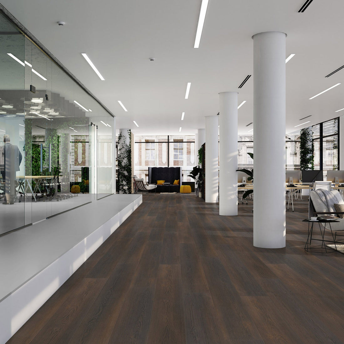 Vivafloors Black Forest - Naaldhout 4540 - Rechte Stroken Click PVC - Solza.nl