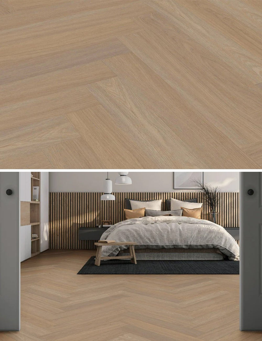 Vivafloors Bologna - Eiken 7820 - Walvisgraat Plak PVC - Solza.nl