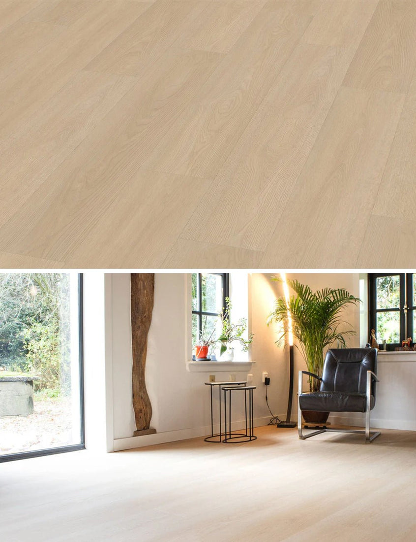 Vivafloors Bordeaux - Eiken 8510 - Rechte Stroken Plak PVC - Solza.nl