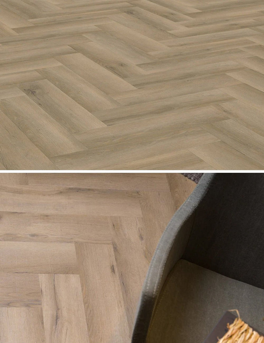 Vivafloors Tuscany - Eiken 6850 - Visgraat Plak PVC - Solza.nl