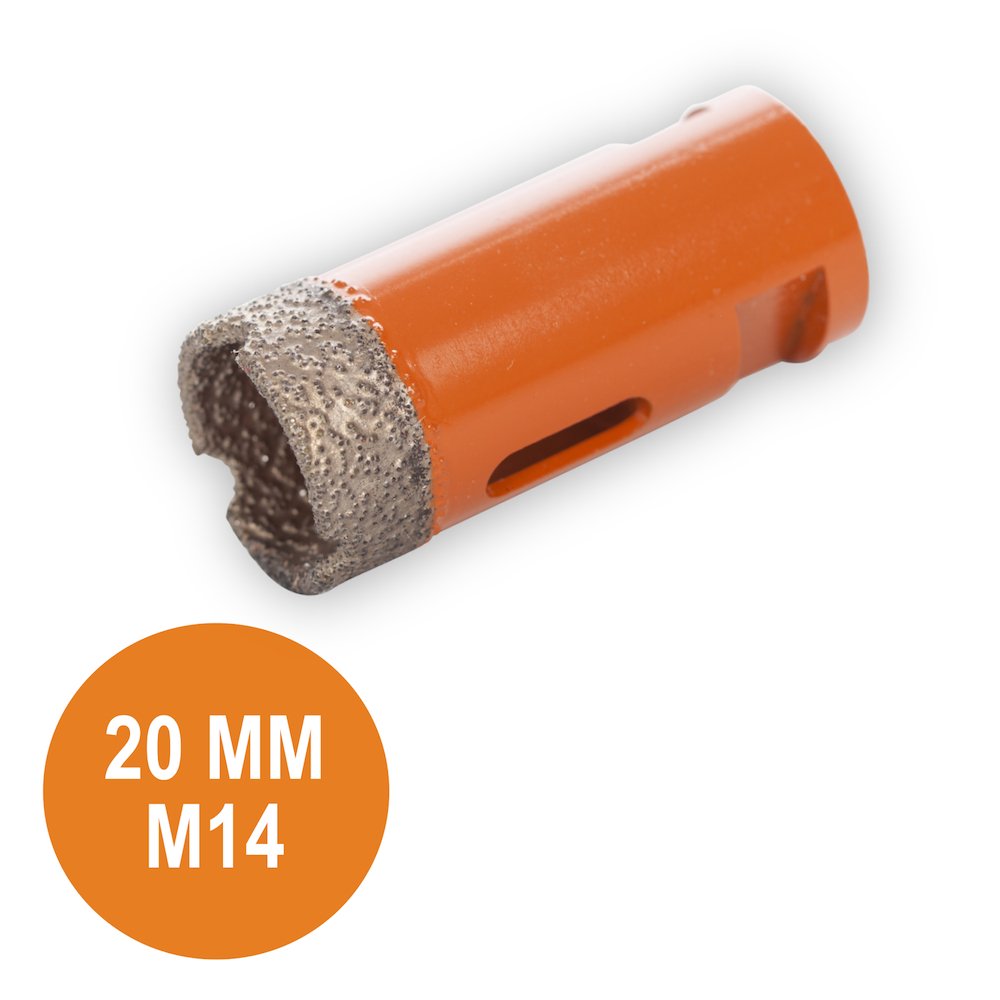 Fix Plus Tegelboor 20 mm M14 - Solza.nl