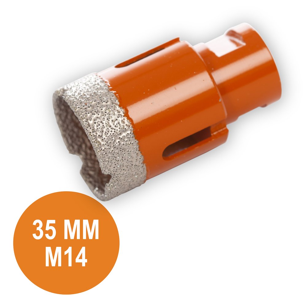 Fix Plus Tegelboor 35 mm M14 - Solza.nl