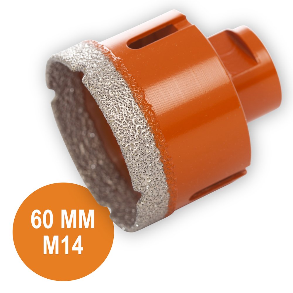 Fix Plus Tegelboor 60 mm M14 - Solza.nl