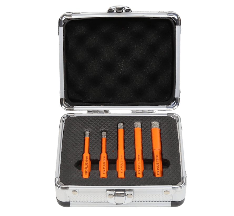 Fix Plus Tegelboor Set HEX - Solza.nl