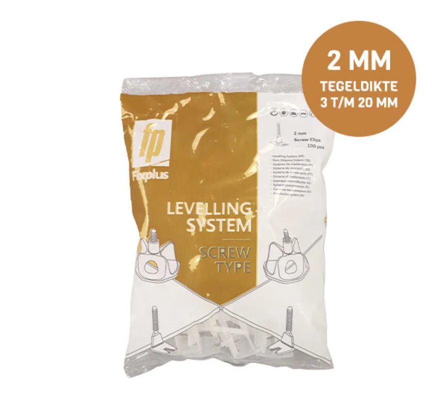 Fix Plus Twist Clips 2 mm (tegeldikte 3 t/m 20 mm) - Solza.nl
