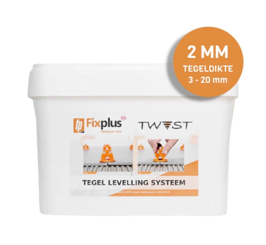 Fix Plus Twist Starters Kit 100 2 mm (tegeldikte 3 t/m 20mm) - Solza.nl