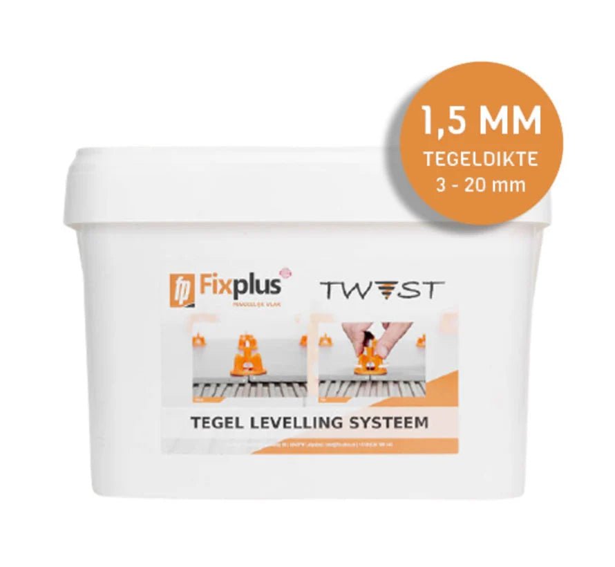 Fix Plus Twist Starters Kit 300 1.5 mm (épaisseur des carreaux 3 à 20mm) - Solza.nl