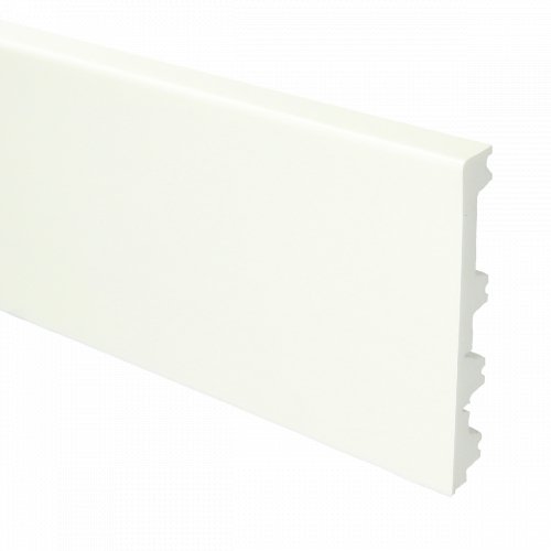 Plinthe flexible moderne 120/90/70x12 blanche - Solza.fr