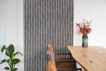 Floer Akupanel Wandpanelen Beton Grijs - 240 x 60 cm - Akoestische Panelen