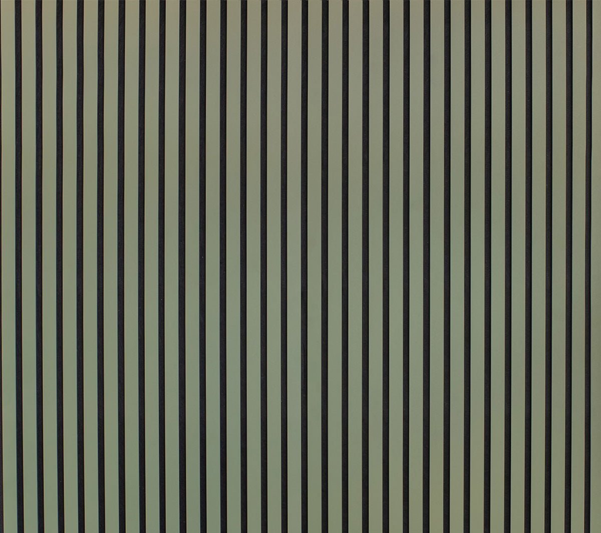 Panneaux muraux Floer Akupanel Lino Olive Green - 240 x 60 cm - Panneaux acoustiques - Solza.nl
