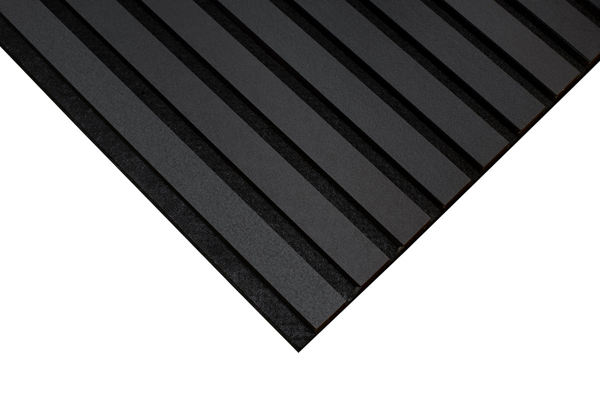 Akupanel Premium 240x60 cm Zwart Akoestisch Wandpaneel