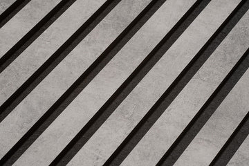 Floer Akupanel XL Wandpanelen Beton Grijs - 300 x 60 cm - Akoestische Panelen