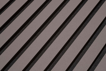 Floer Akupanel XL Wandpanelen Lino Grijsbruin - 300 x 60 cm - Akoestische Panelen
