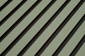 Floer Akupanel XL Wandpanelen Lino Olijfgroen - 300 x 60 cm - Akoestische Panelen
