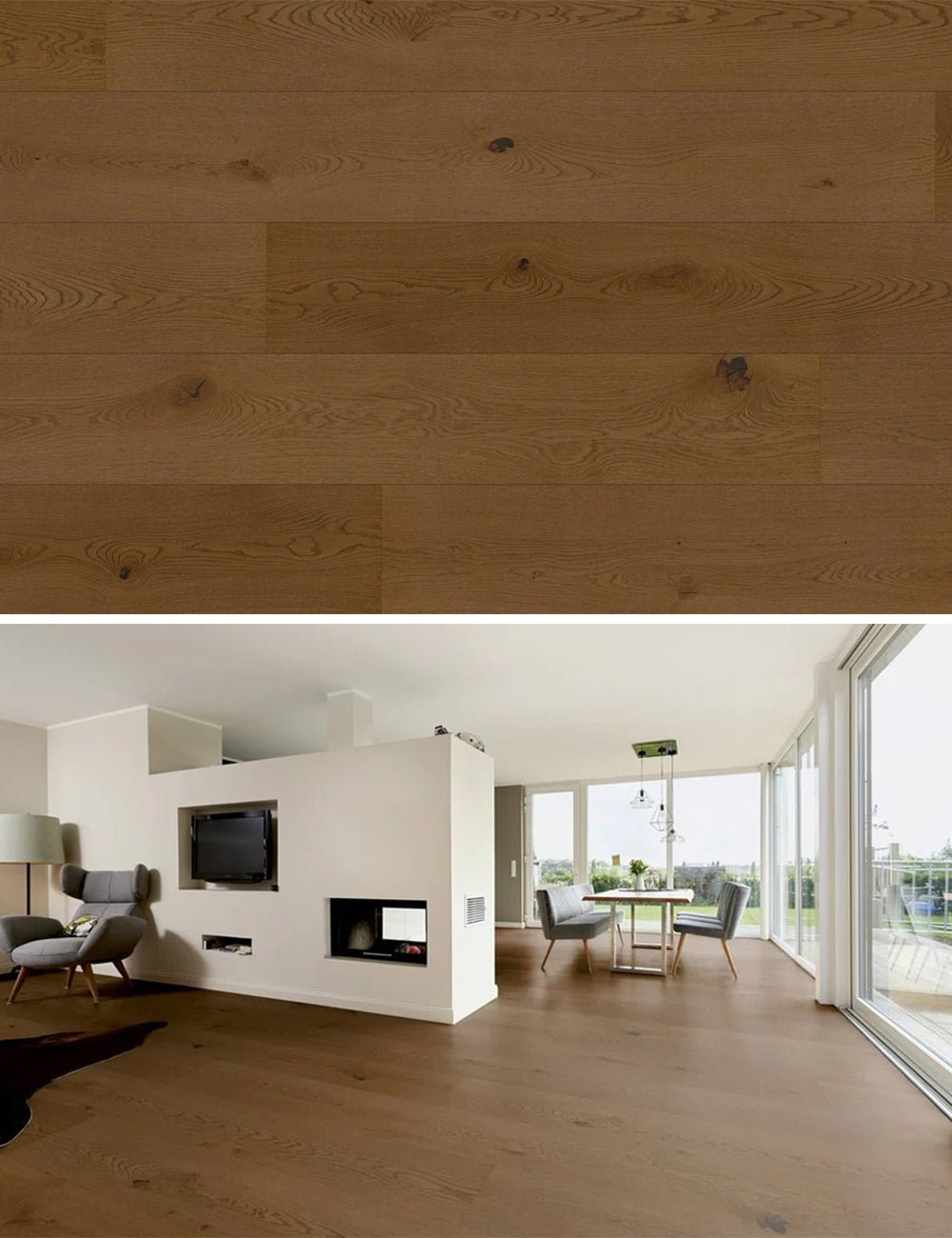 Floer Hybrid Wood Brown Oak Rustic FLR-5013 - Solza.fr