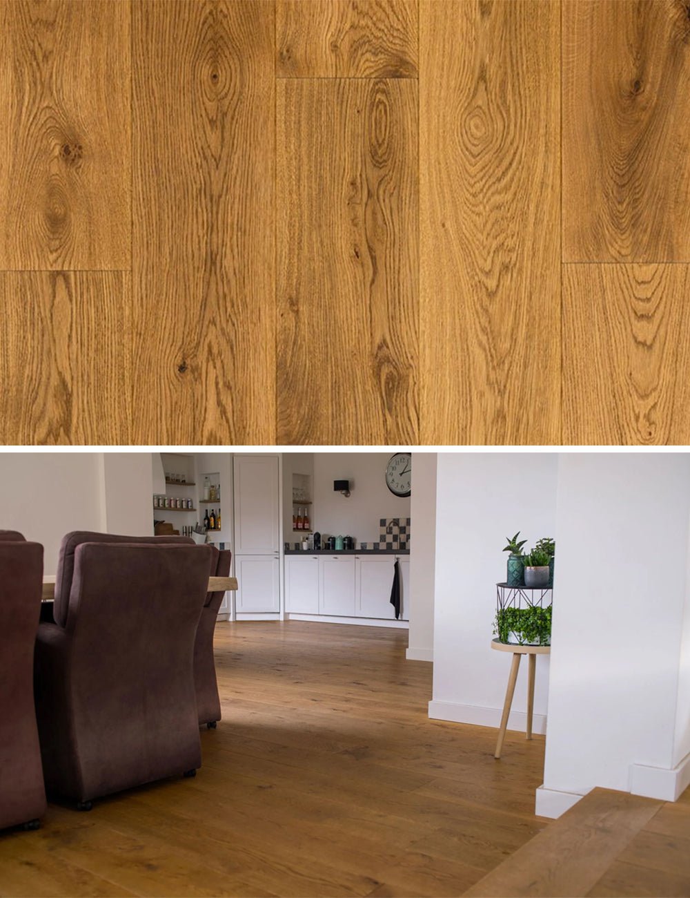 Floer Lamelparket Chêne Rustique Multiplank Single Smoked &amp; Oiled - Parquet - Solza.nl