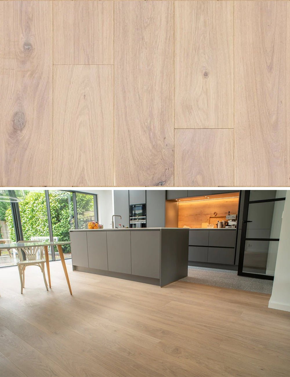 Floer Lamelparket Chêne Rustique Multiplank Blanc Huilé - Parquet - Solza.nl