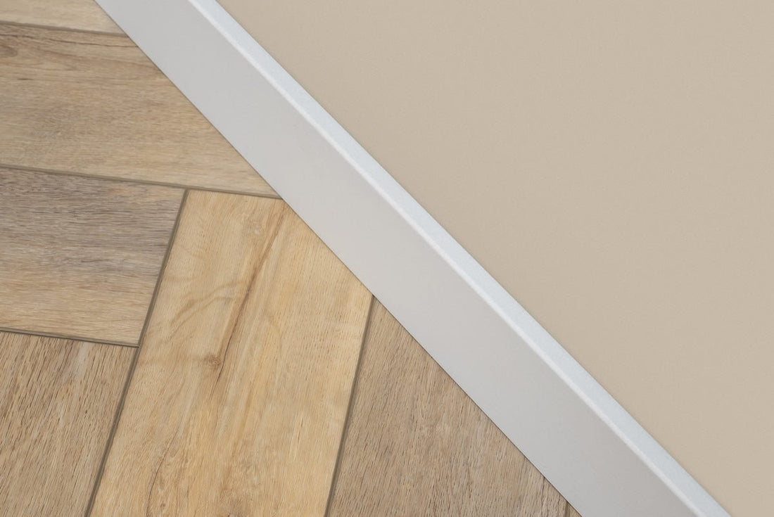 Plinthe MDF Floer Blanc Primé 12x90x2400mm - Solza