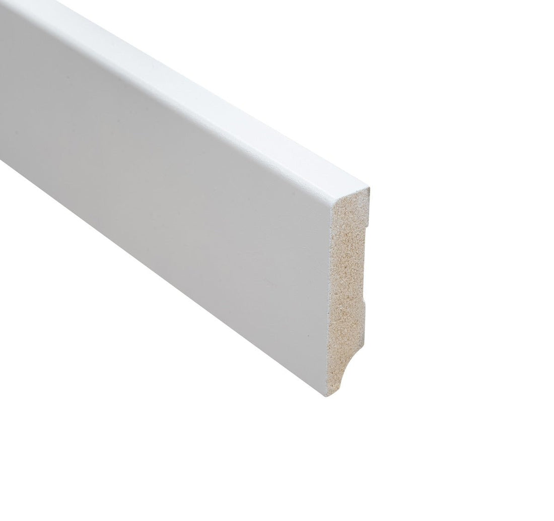 Plinthe MDF Floer Blanc Primé 18x90x2400mm - Solza