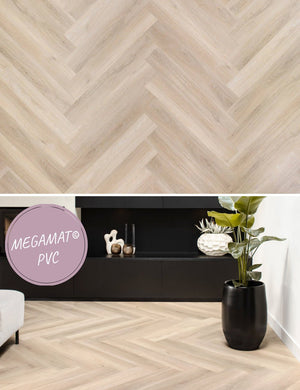 Visgraat plak PVC vloer
