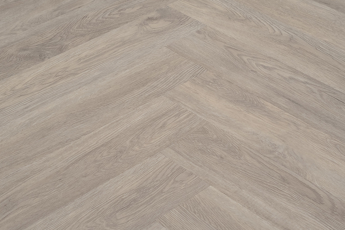 Floer Herringbone Click PVC Vecht Gris 3909 - Solza.fr