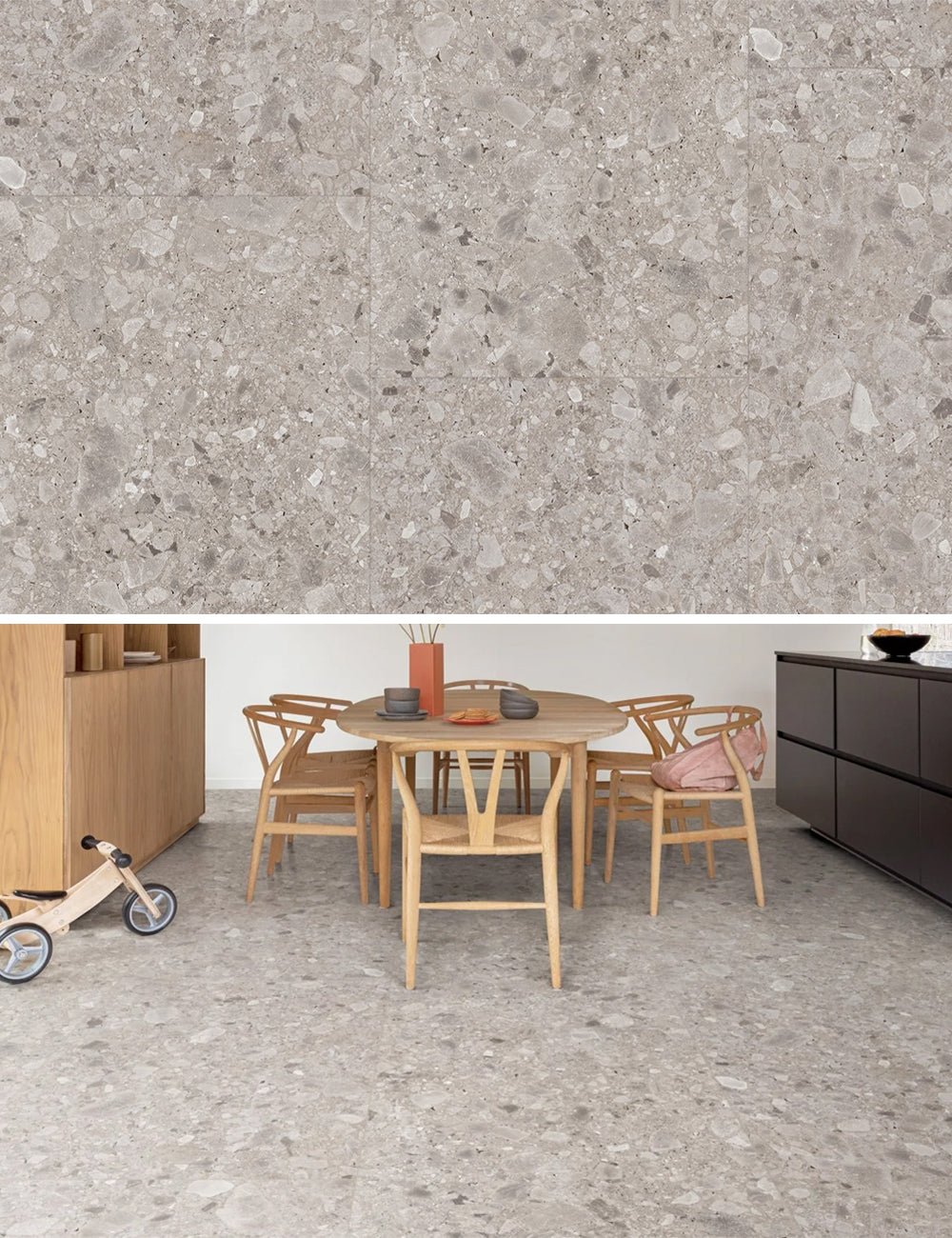 Floorify Large Tile Click PVC Ceppo F027 - Solza.fr