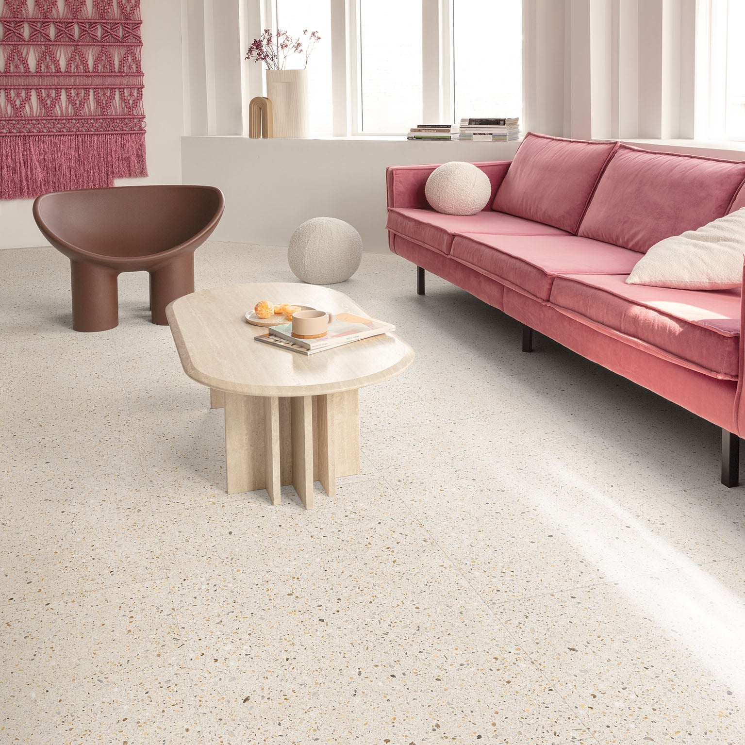 Floorify Large Tile Click PVC Piccolo F032 - Solza.fr