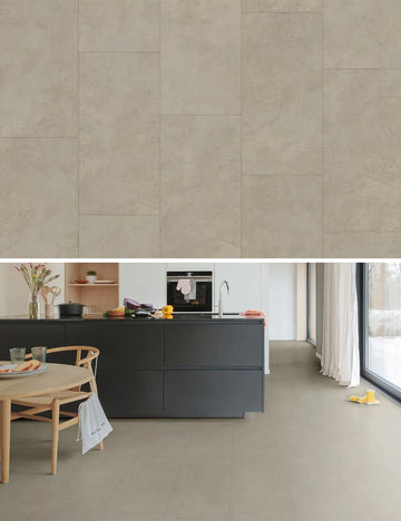 Floorify Kleine Tegel Click PVC Sea Salt F514 - Vloertegel 90x60 cm